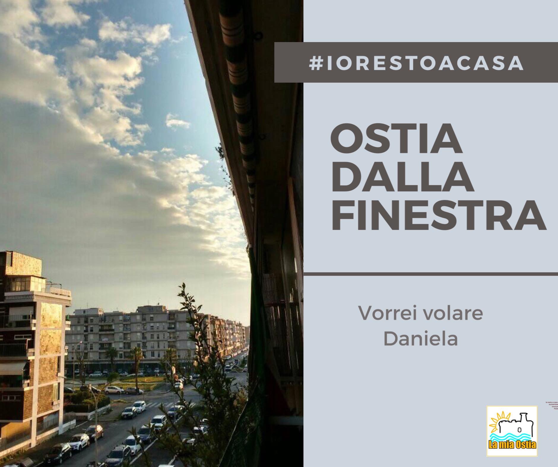 Ostia dalla finestra: mese di aprile